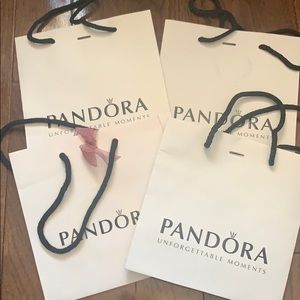 Pandora Shopping Gift Bags x4